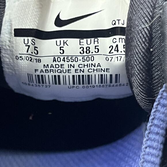 Nike Air Vapormax Plus Running Shoes Women Size 7.5 Black Yellow Comfort Sneaker - Picture 8 of 8